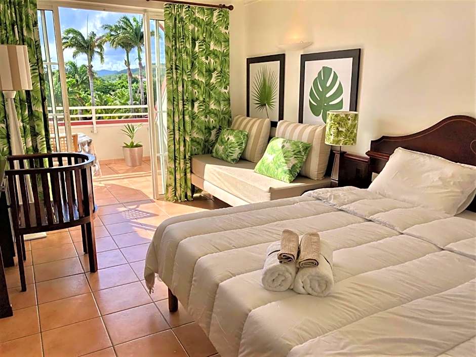 SUPERBE STUDIO MARTINIQUE VUE ROCHER DU DIAMANT