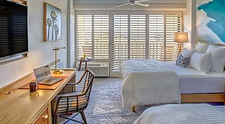 Two Queen Beds with Courtyard View