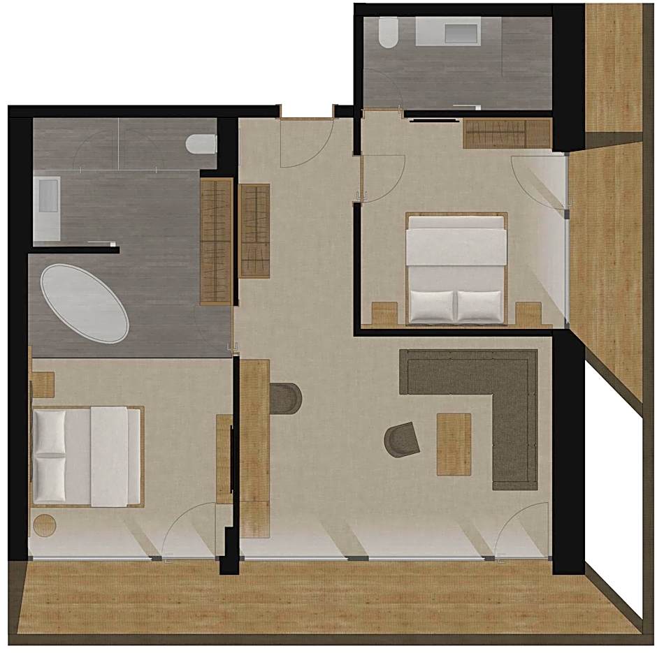 Photo 1 of 7 of Family Suite