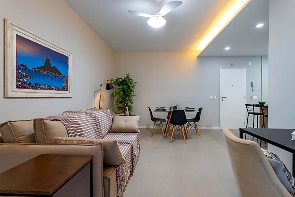 Apartamento em Botafogo a 9min da praia - MRF1307