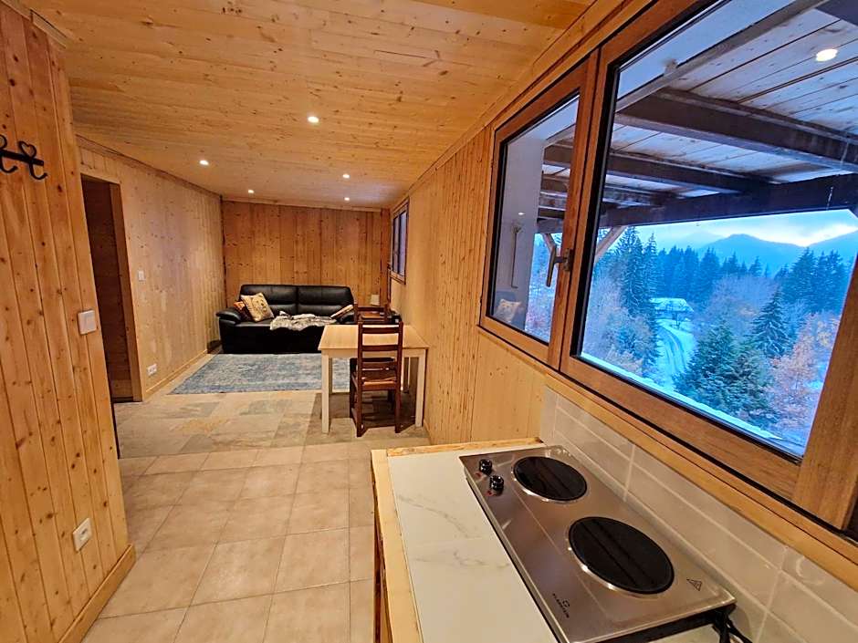Alpine 1 bed Chalet with beautiful views