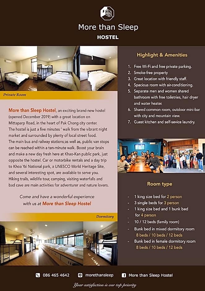 More than Sleep Hostel Pak Chong - Khao Yai 