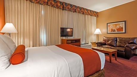 1 Queen Bed Non-Smoking Microwave And Refrigerator Sofa Wi-Fi Full Breakfast