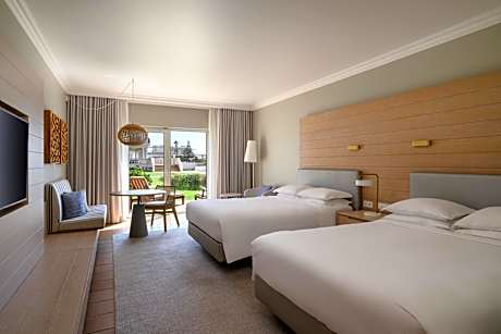 Double Room with 2 Double Beds and Oceanside View