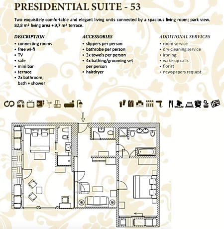 Presidential Suite with Terrace