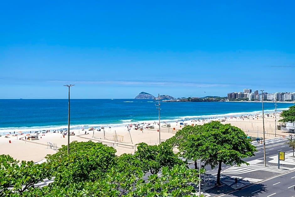 Deslumbrante vista para a Praia de Copacabana.