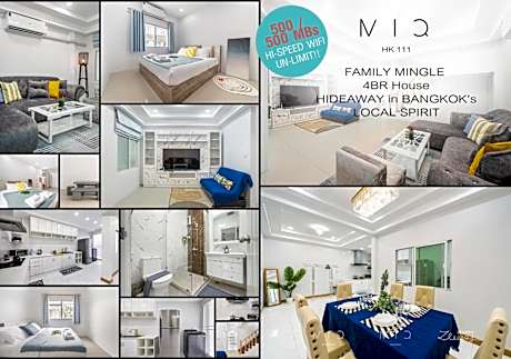 MIQ HK111-4BR Home Ratchada-Huaykwang 14PAX