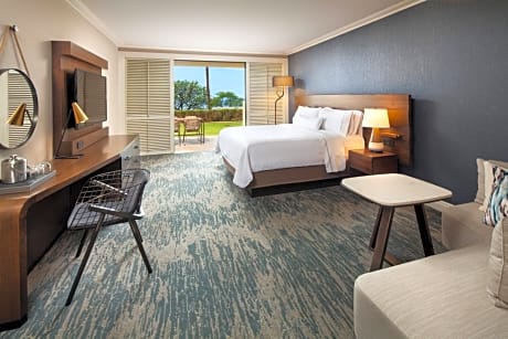 Lanai Room, Guest room, 1 King, Partial ocean view, Balcony
