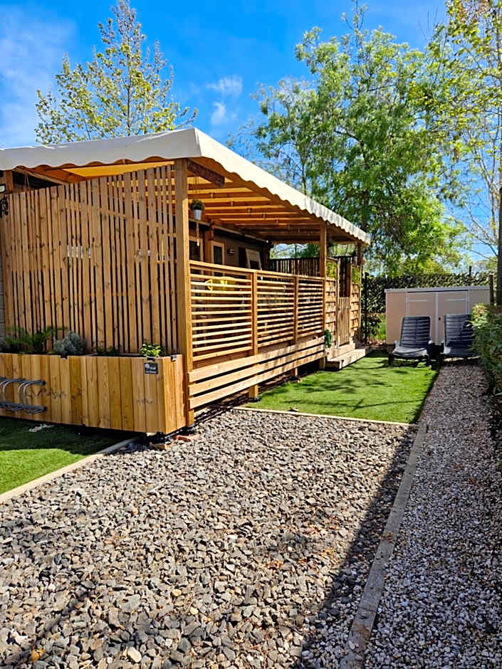 Camping La Carabasse Vias-Plage-T4 Climatisé,Tout confort, Emplacement calme !