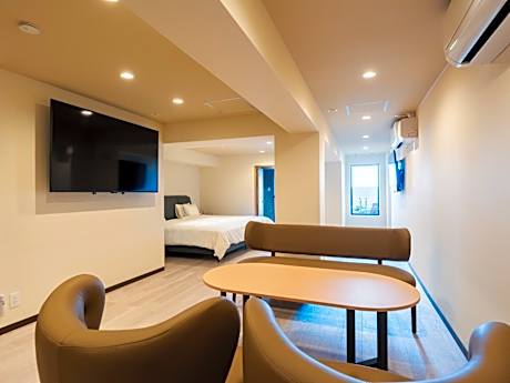 Japanese-Western Room with Private Open-Air Bath and 3 Beds, Non Smoking, Moon Wing 505/506 [Sora]