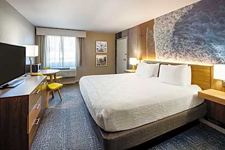 1 King Bed Non-Smoking Microwave And Mini-Refrigerator Wi-Fi Shower Only