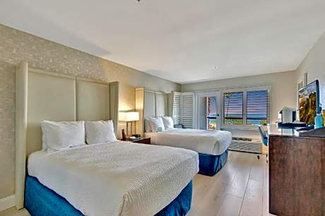 Deluxe Double Room with Two Double Beds - Ocean View