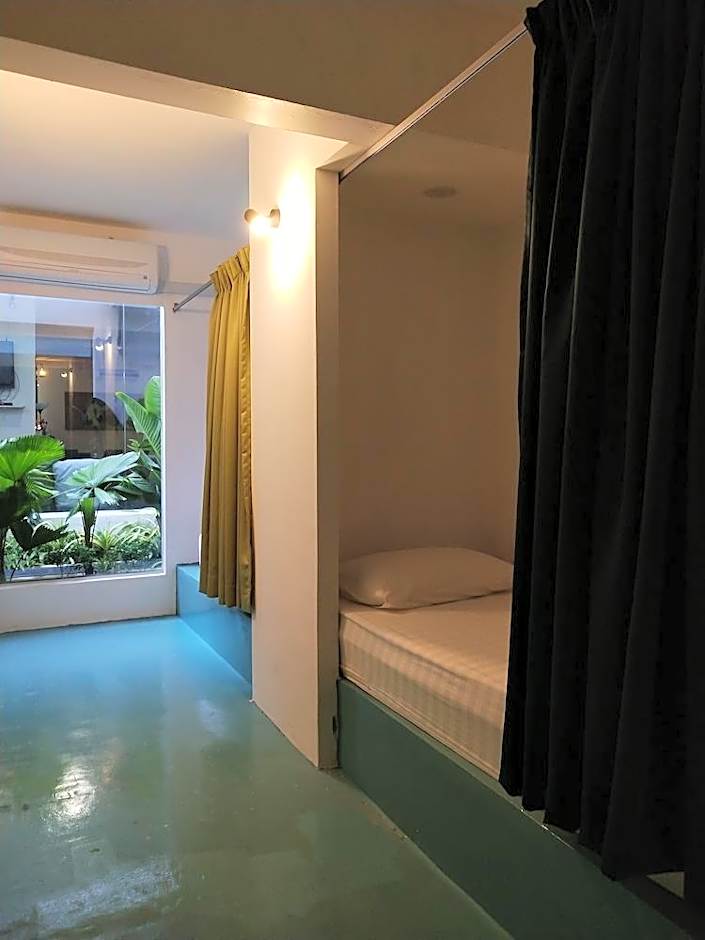 Beds In Garden Hostel