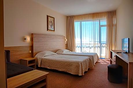 Double Room with Balcony and Side Sea View (2 Adults + 1 Child up to 11.99 years old)
