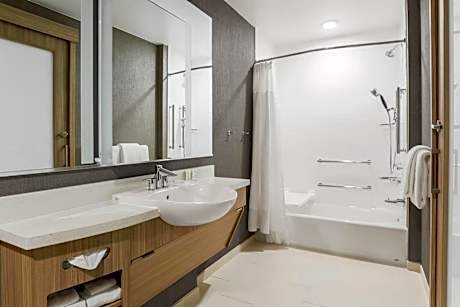 King Studio Suite with Adapted Tub – Mobility and Hearing Accessible