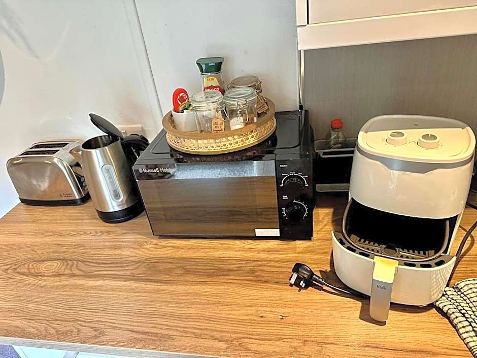 Apple tree hut, in a private garden