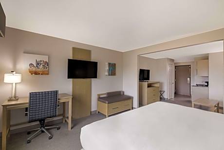 Suite-1 King Bed, Non-Smoking, Pillowtop Bed, Microwave And Refrigerator, Sofabed, High Speed Intern