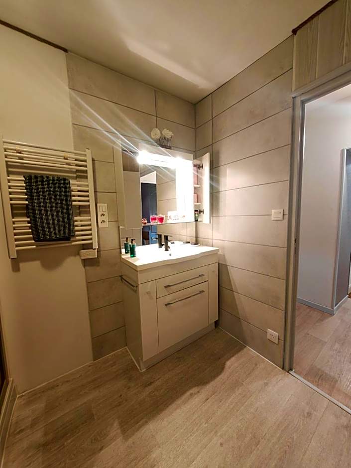 chez Émile côté face maison entière, 3 chambres, 2 salles de bains,jardin et terrasse