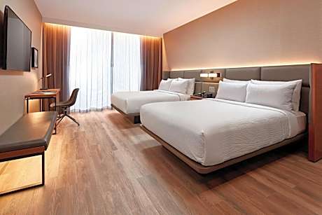 Queen Room with Two Queen Beds and Mountain View