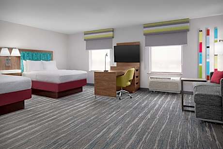 2 QUEEN STUDIO SUITE W/FRIDGE-MICROWV NS