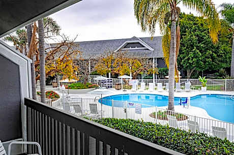 King Room with Balcony and Pool View