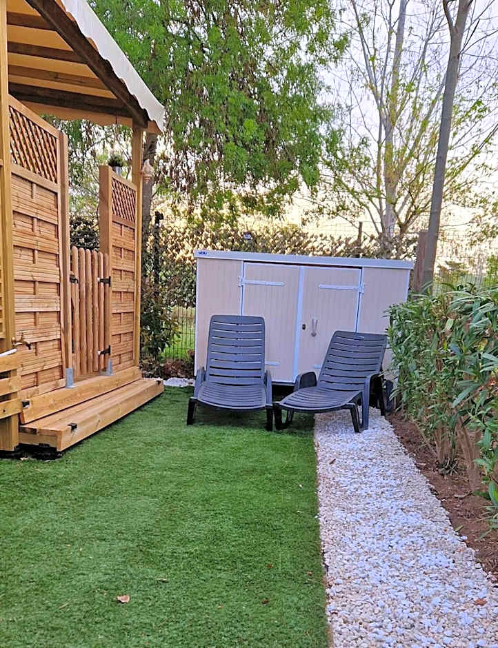 Camping La Carabasse Vias-Plage-T4 Climatisé,Tout confort, Emplacement calme !