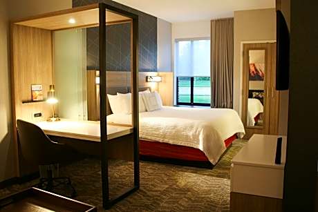 King Suite with Roll-In Shower and Trundle Sofa - Mobility Access/Communication Assistance