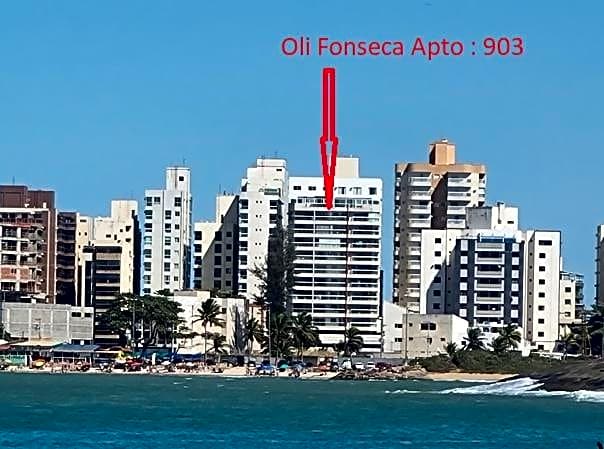 Apartamento Frente para o Mar - Varandão com Blindex - Vista Total para o Mar - 1 Suite e mais 2 Quartos-Ar Condicionado - 2 Vagas - BEIRA MAR - 70 metros da Praia ,TVS SMART GERAL -WI-FI -DISNEY PLUS-OUTROS- PORTARIA 24 HORAS-KIT PRAIA 4 PESSOAS