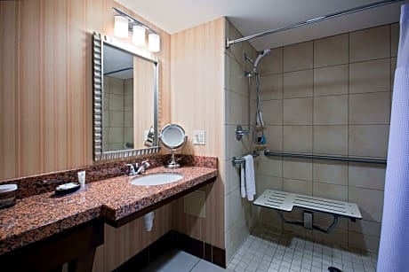 One Bedroom Suite - King - Mobility Accessible - Roll-In Shower