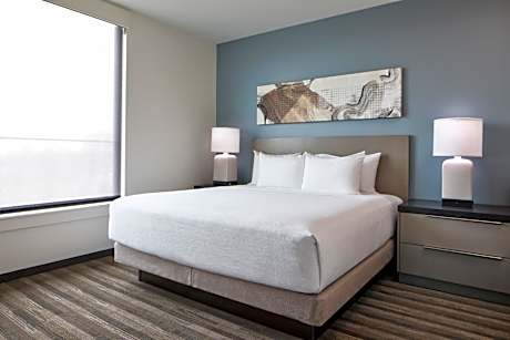 One-Bedroom King Suite with Sofa Bed and Kitchen