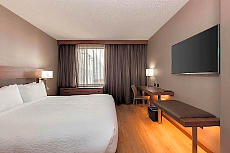 Premier Suite, 1 Bedroom Suite, 1 King, Sofa bed, Courtyard view