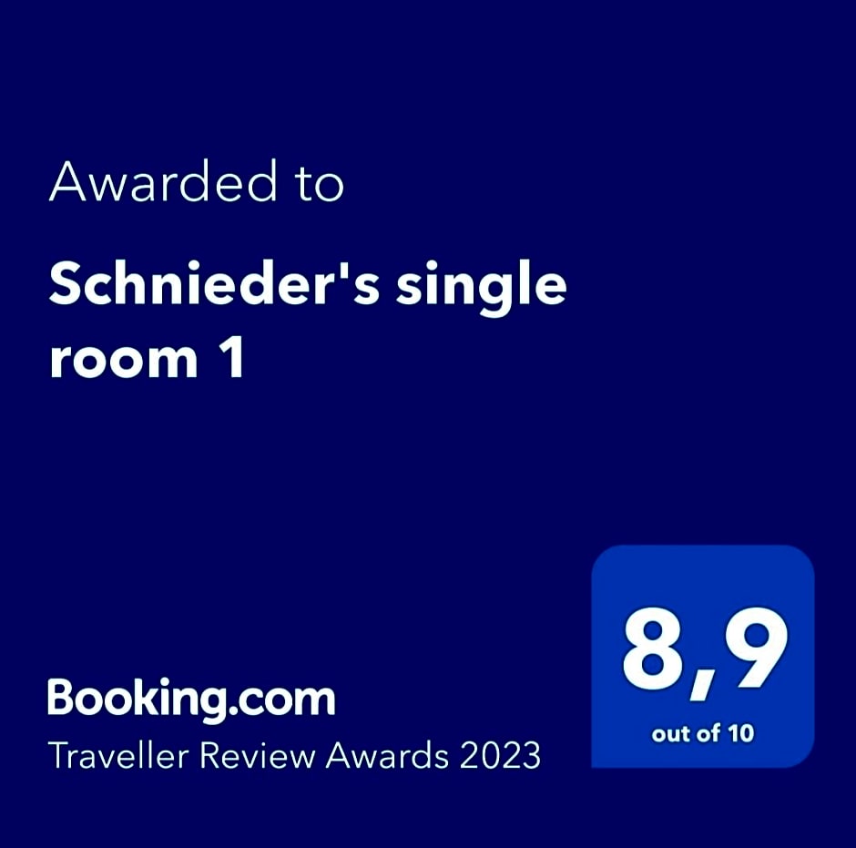 Schnieder's single room 1