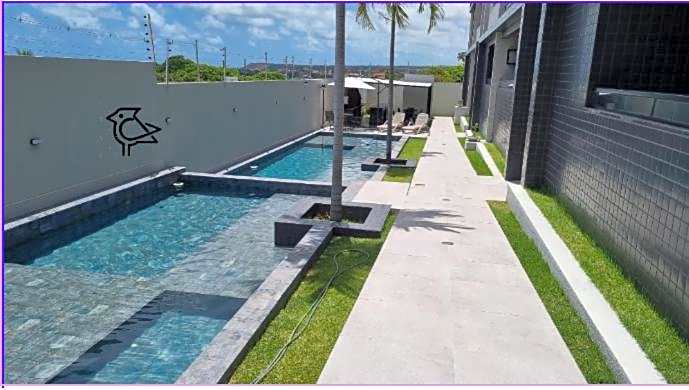 Cobertura Vista Mar Carapibus - Cariri Praia - Apartamento completo com 02 quartos