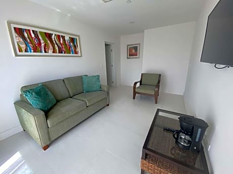 King Suite with Sofa Bed and Island View