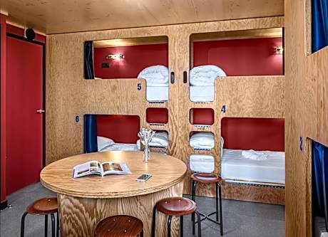 Eklo bed in dormitory for men only