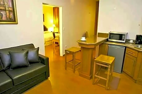 1 King Bed, Non-Smoking, Junior Suite, Two Sofabeds, Kitchen, Microwave And Refrigerator, Coffee Mak
