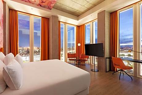 nhow Junior Suite with View + VIP Lounge with Extra Bed (2 Adults + 1 Child)