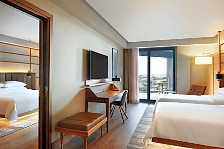 Premium with Terrace, Guest room, 2 Twin/Single Bed(s)