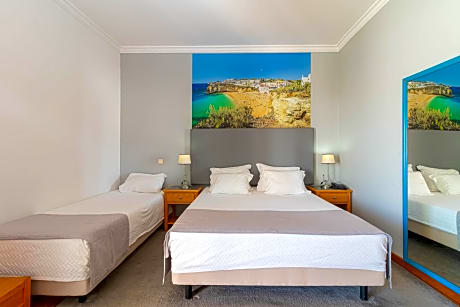 Double or Twin Room with Extra Bed and Side Sea View