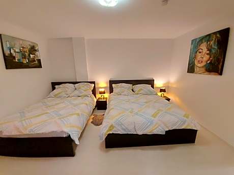 2 bedrooms with private balcony