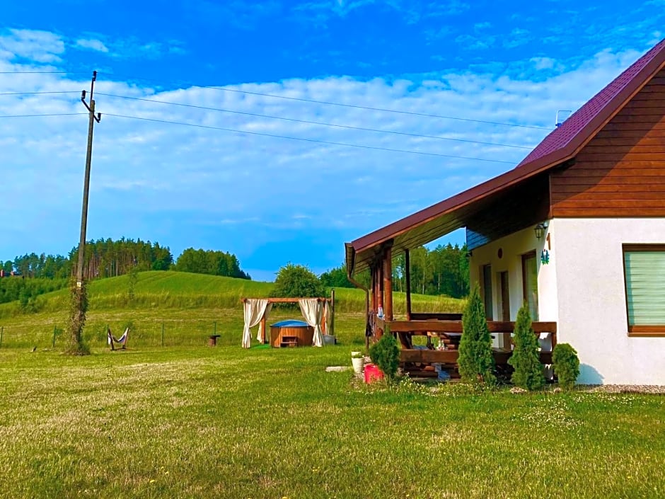 Domek Eden 1 Kaszuby balia sauna alpaki mini zoo