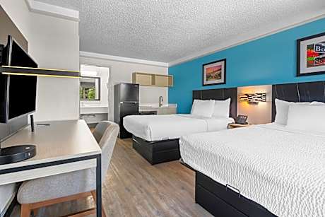 Efficiency Double Room with 2 Double Beds - Non Smoking