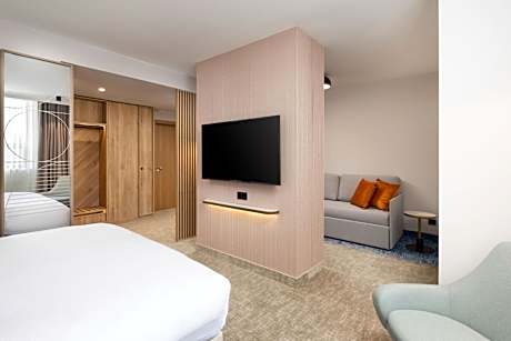 Junior King Suite with Sofa Bed and City View