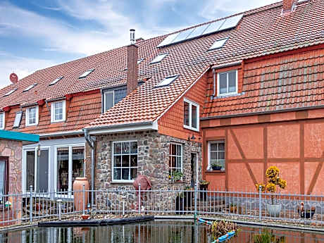 Ferienunterkunft in Grundshagen mit Parkplatz