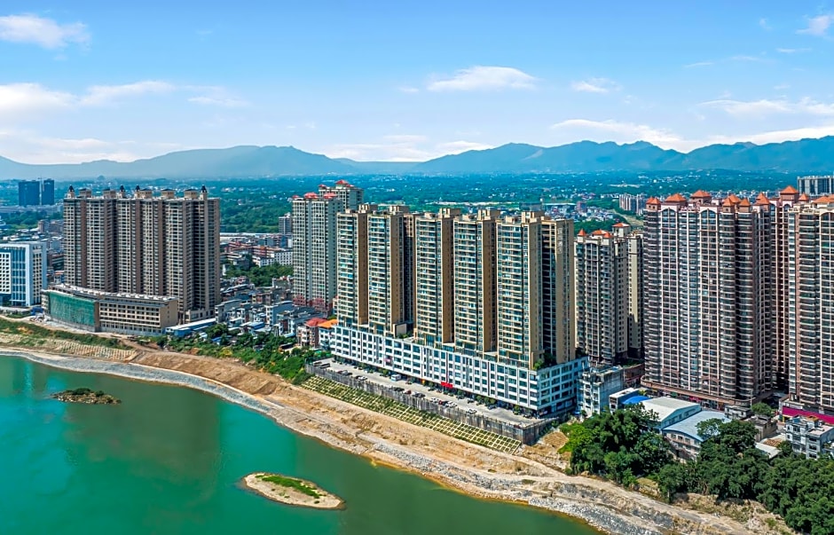 Echarm Hotel Guigang Pingnan Jiangbin Mingmen River View