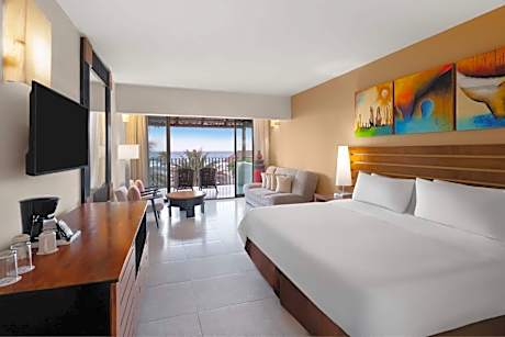 Double Room with Two Double Beds and Ocean View