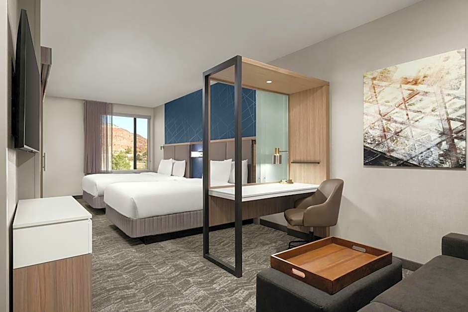 Photo 1 of 12 of 2 Queen Beds Suite, Hearing/Mobility Accessible, Roll in Shower