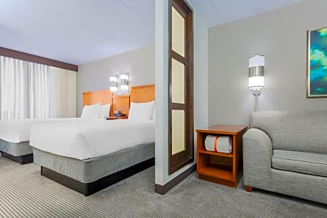 Double Room with Two Double Beds and Sofa Bed