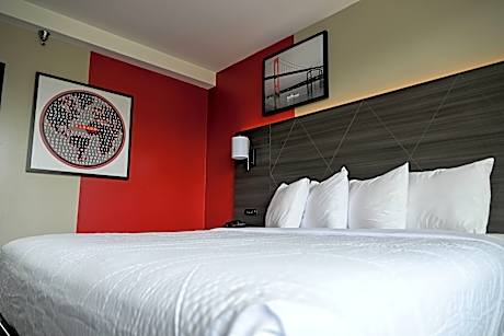 1 King Bed Mobility Accessible Room Roll-In Shower Non-Smoking