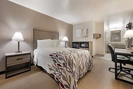 Renovated Deluxe Room with One Double Bed Disability Access Non-Smoking